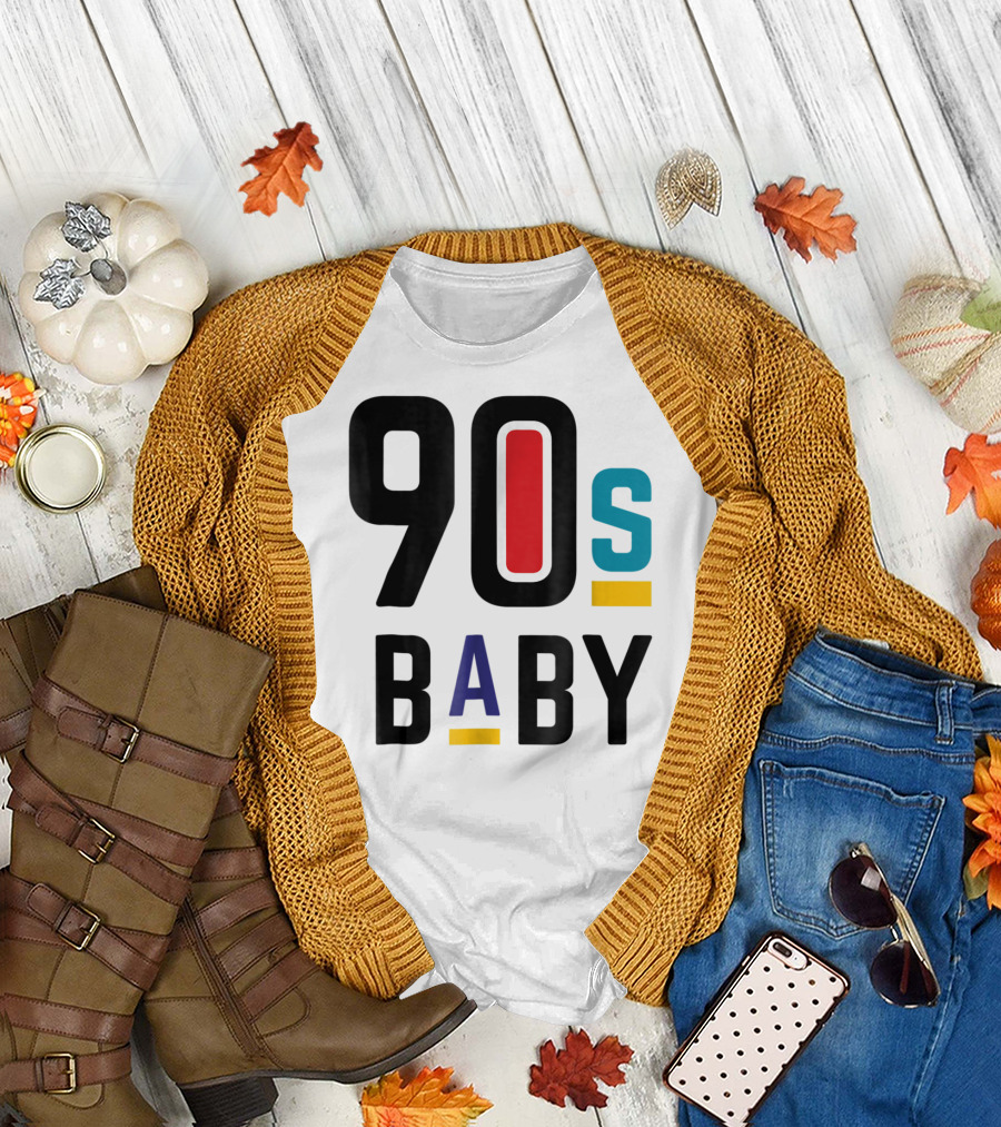 90s Baby Born in The 90s Retro Party Vibe T-Shirt