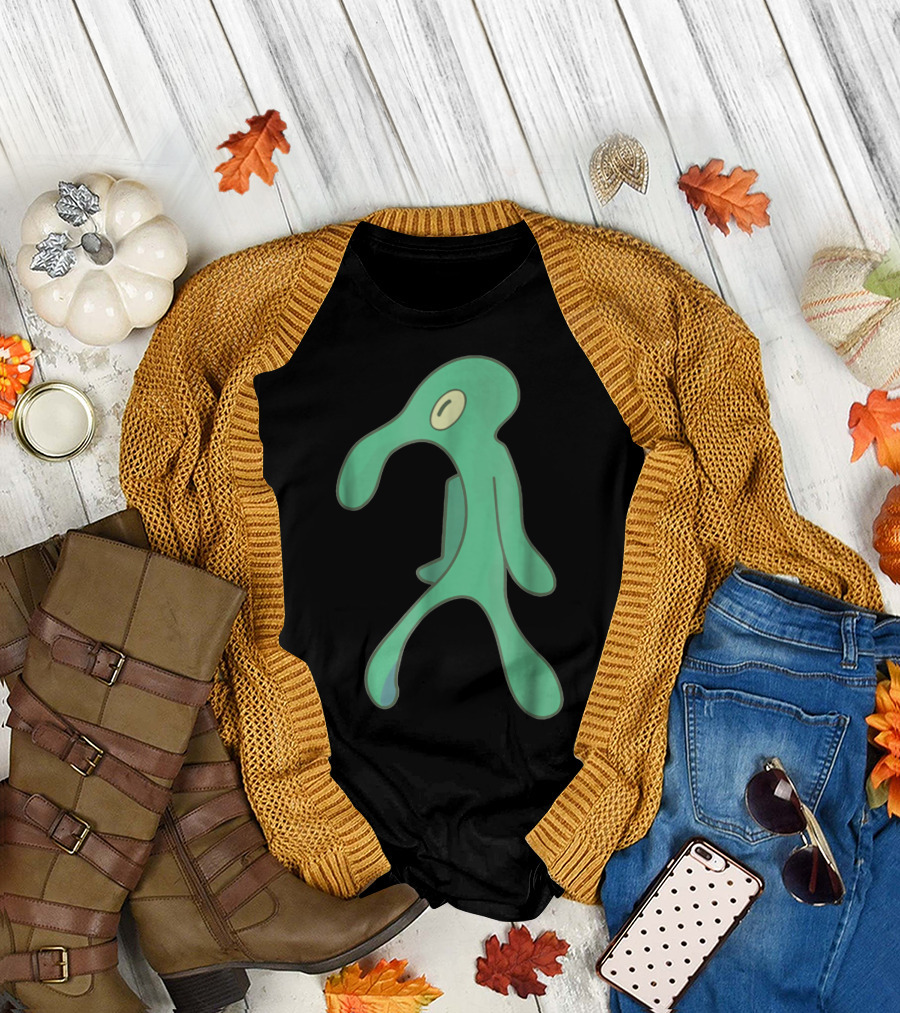Bold and Brash Squidward Painting Meme T-Shirt