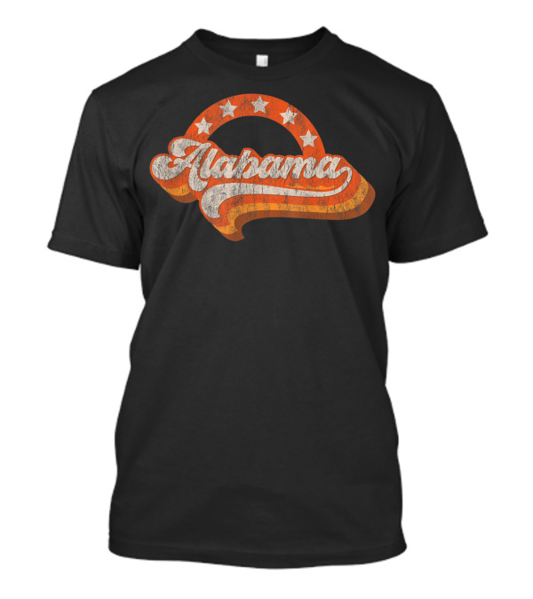 Retro Alabama Star Emblem 70s T-Shirt