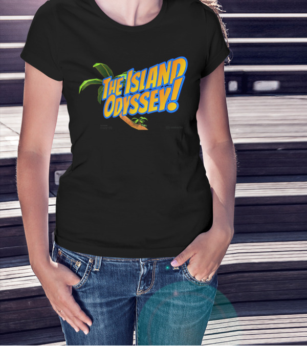 The Island Odyssey Adventure With Palm Tree Island 3D T-Shirt