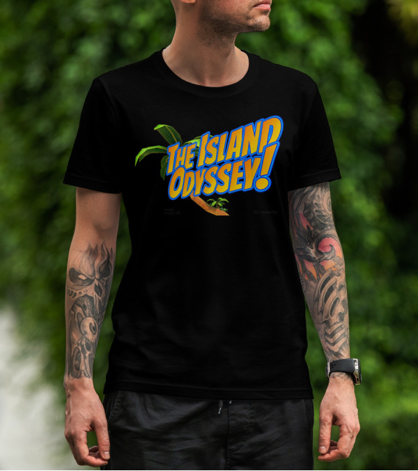 The Island Odyssey Adventure With Palm Tree Island 3D T-Shirt