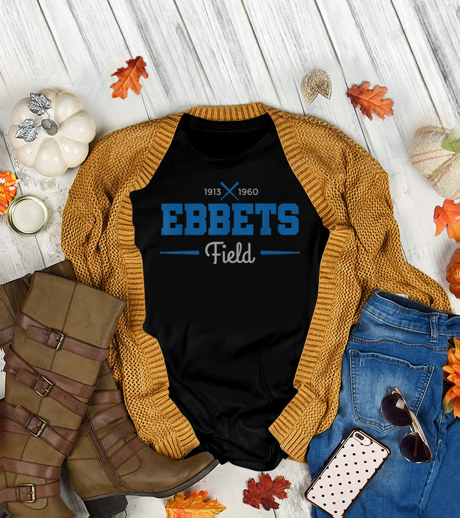 1913 1960 Ebbets Field Brooklyn Baseball T-Shirt