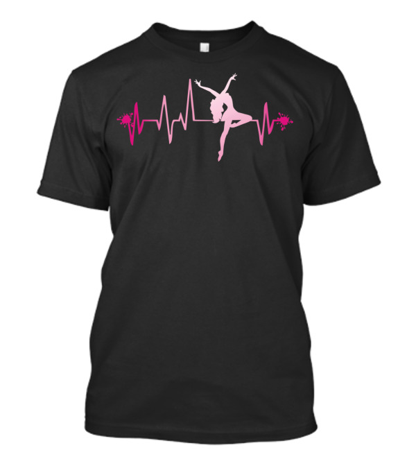 Dance Girl Heartbeat Rhythm Dancing Dancer T-Shirt