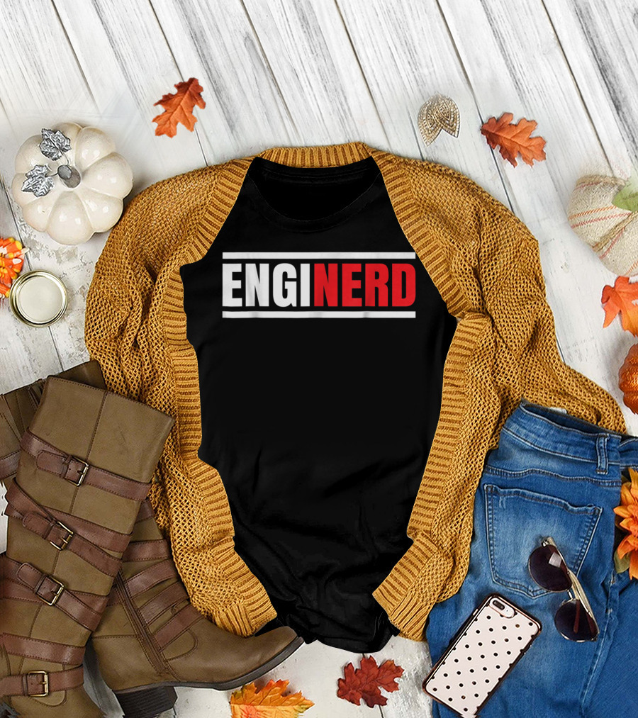 ENGINERD Bold White T-Shirt