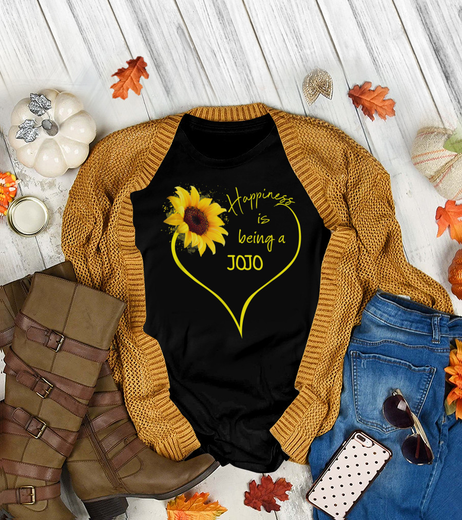 Happiness is Being a JoJo Sunflower T-Shirt