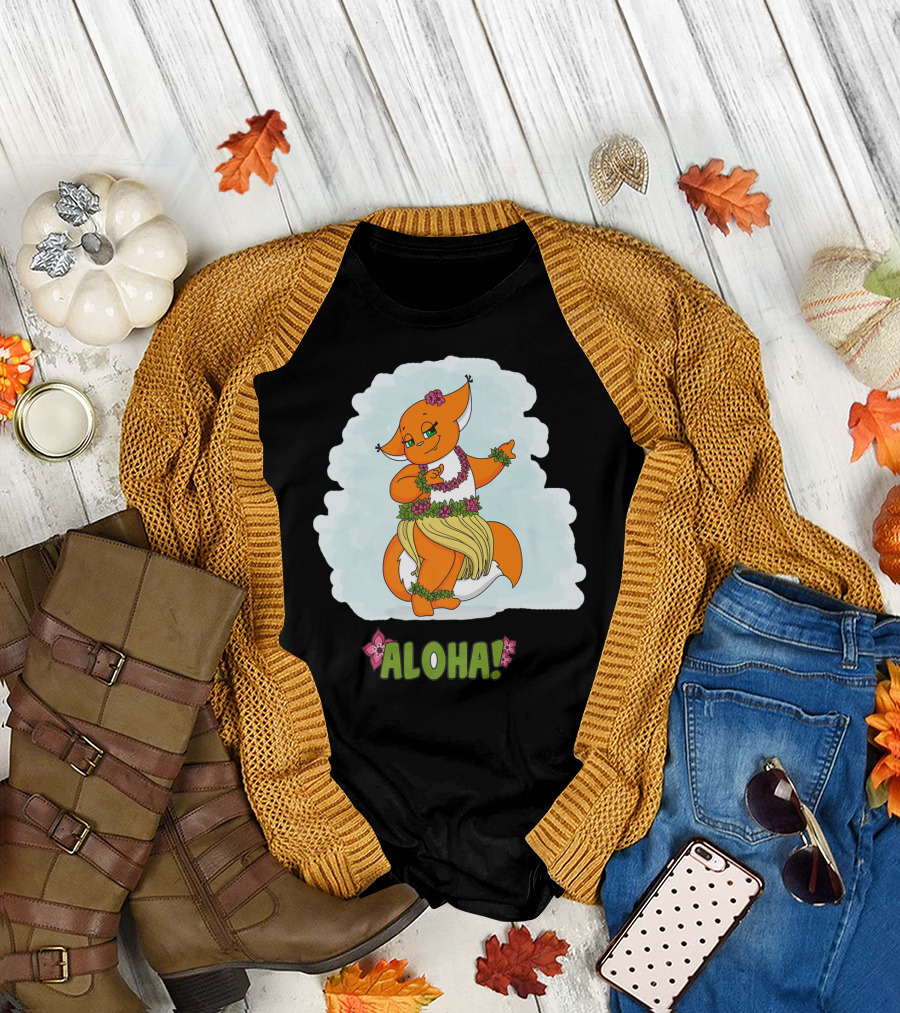 Aloha Cool Hawaiian Squirrel Hula Dance Aloha T-Shirt