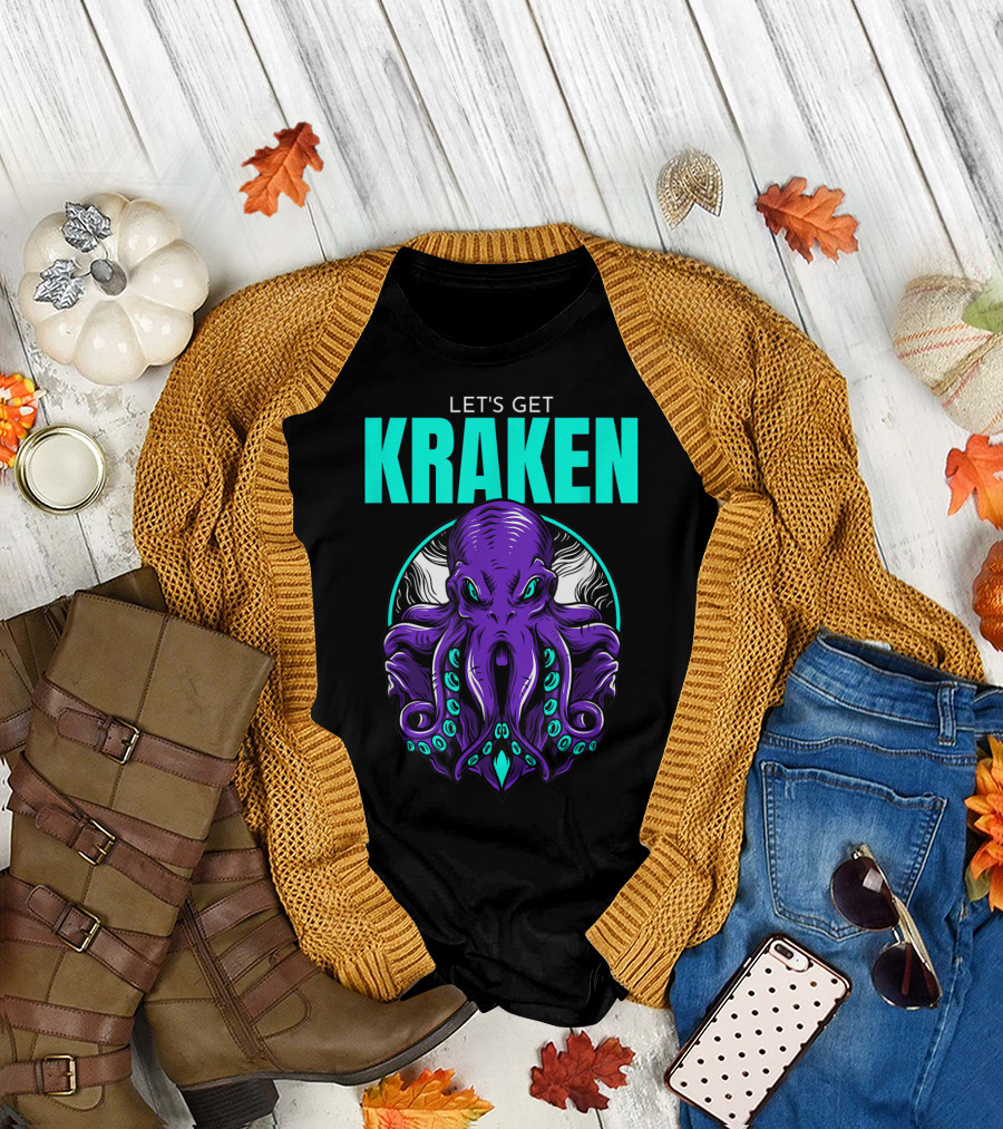 Let's Get Kraken Purple Octopus T-Shirt