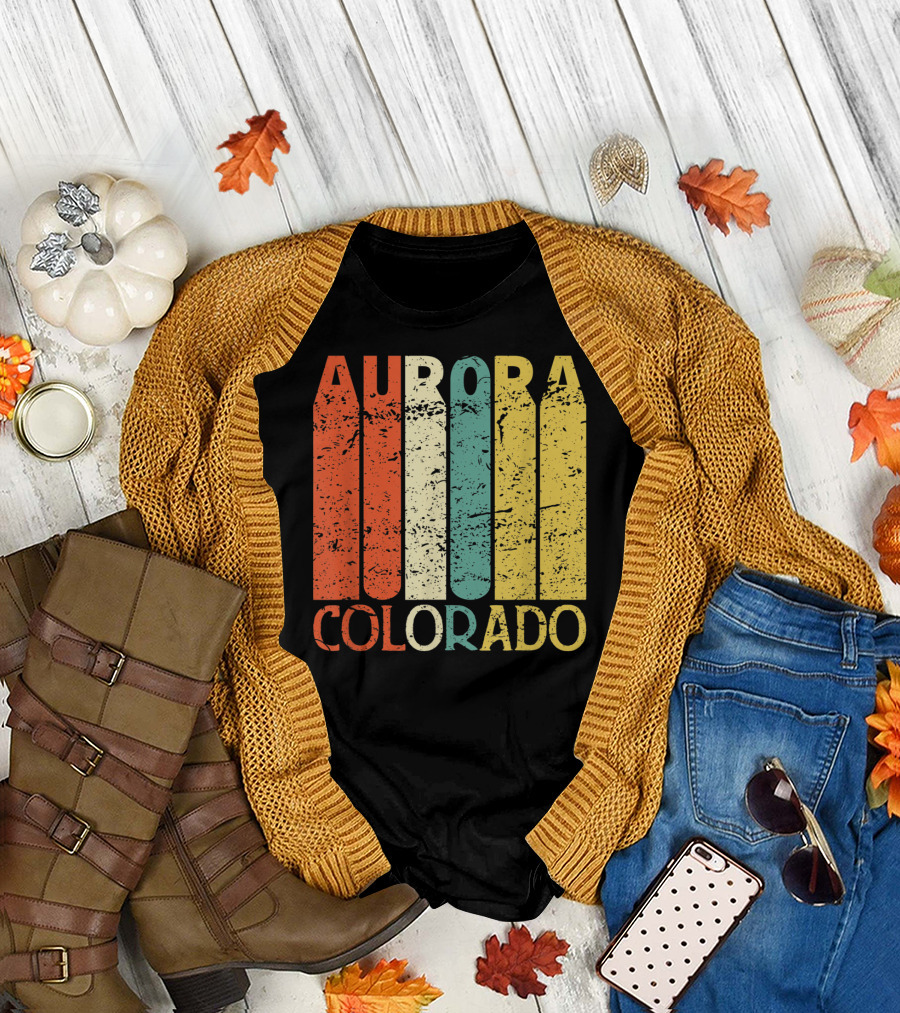 Aurora Colorado Retro T-Shirt