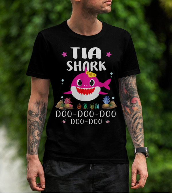 Tia Shark Doo Doo Doo Doo Matching Family Shark T-Shirt