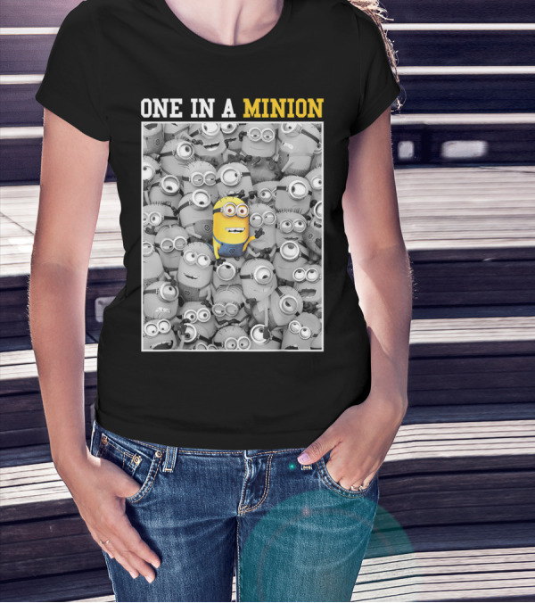 One In A Minion Despicable Me Color Pop Minions T-Shirt