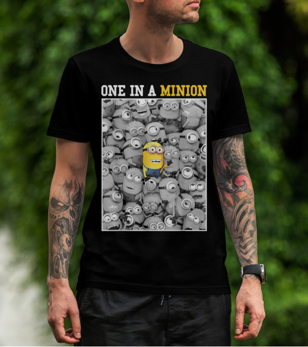 One In A Minion Despicable Me Color Pop Minions T-Shirt