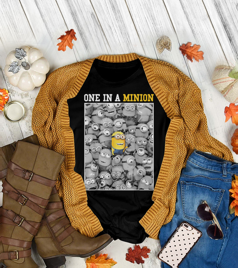 One In A Minion Despicable Me Color Pop Minions T-Shirt