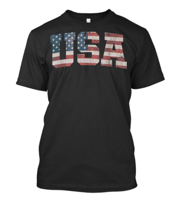 USA US Flag Patriotic 4th Of July America Freedom T-Shirt