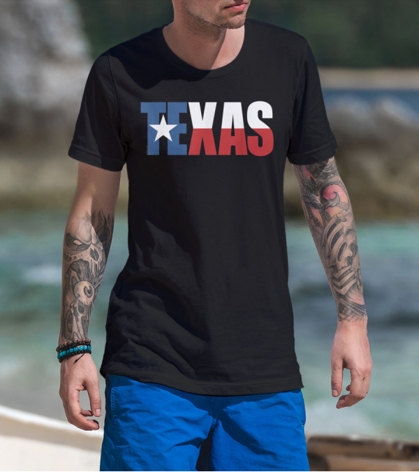 Texas Flag Women Men Kids Texas State Pride T-Shirt