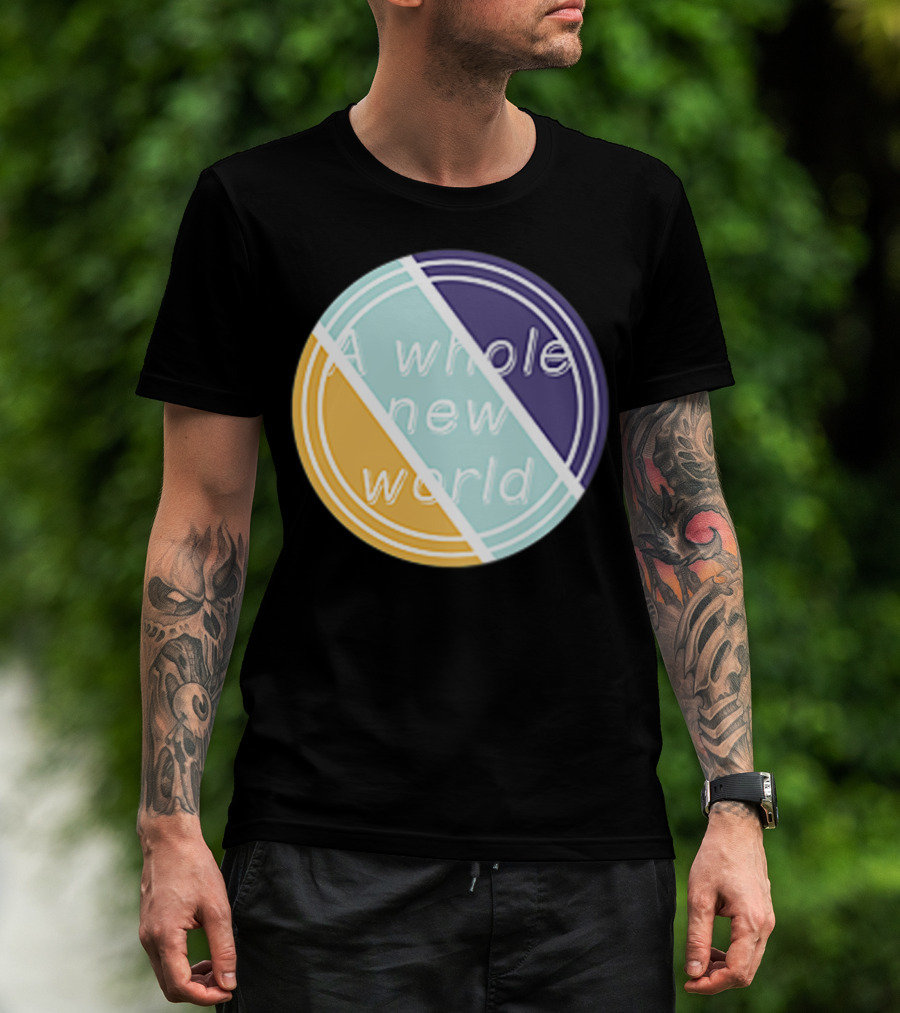 A Whole New World Circular Pastel T-Shirt