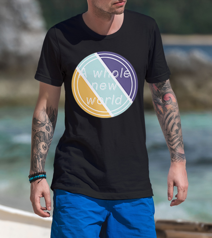 A Whole New World Circular Pastel T-Shirt