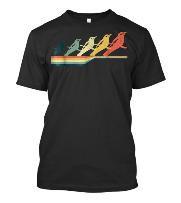 BALTIMORE ORIOLE Vintage Style Retro Bird T-Shirt