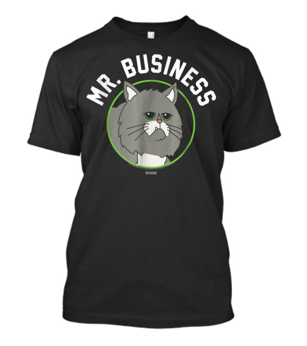 Bob's Burgers Mr Business Cat Cartoon Character T-Shirt