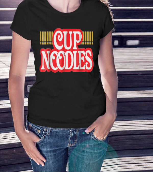 Cup Noodles Instant Ramen Iconic Red White T-Shirt