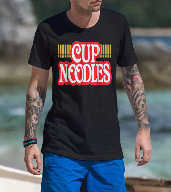 Cup Noodles Instant Ramen Iconic Red White T-Shirt