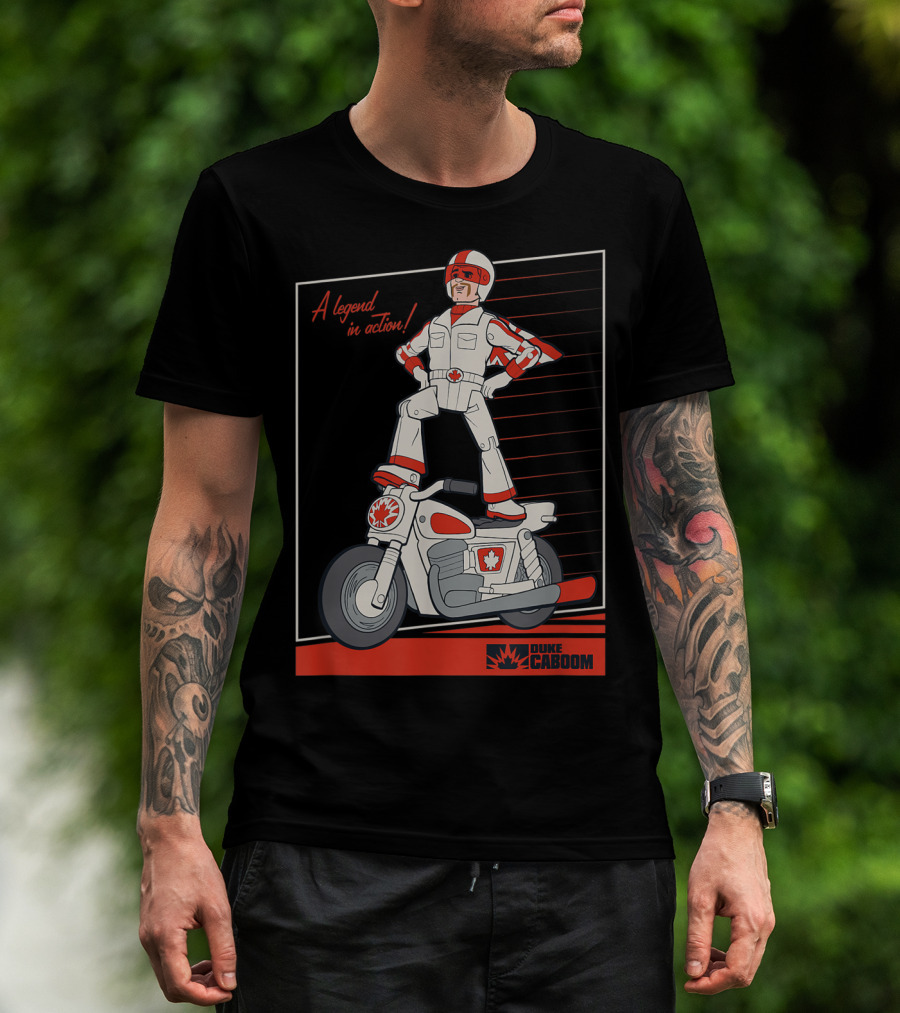 Disney Pixar Toy Story 4 Duke Caboom A Legend In Action T-Shirt
