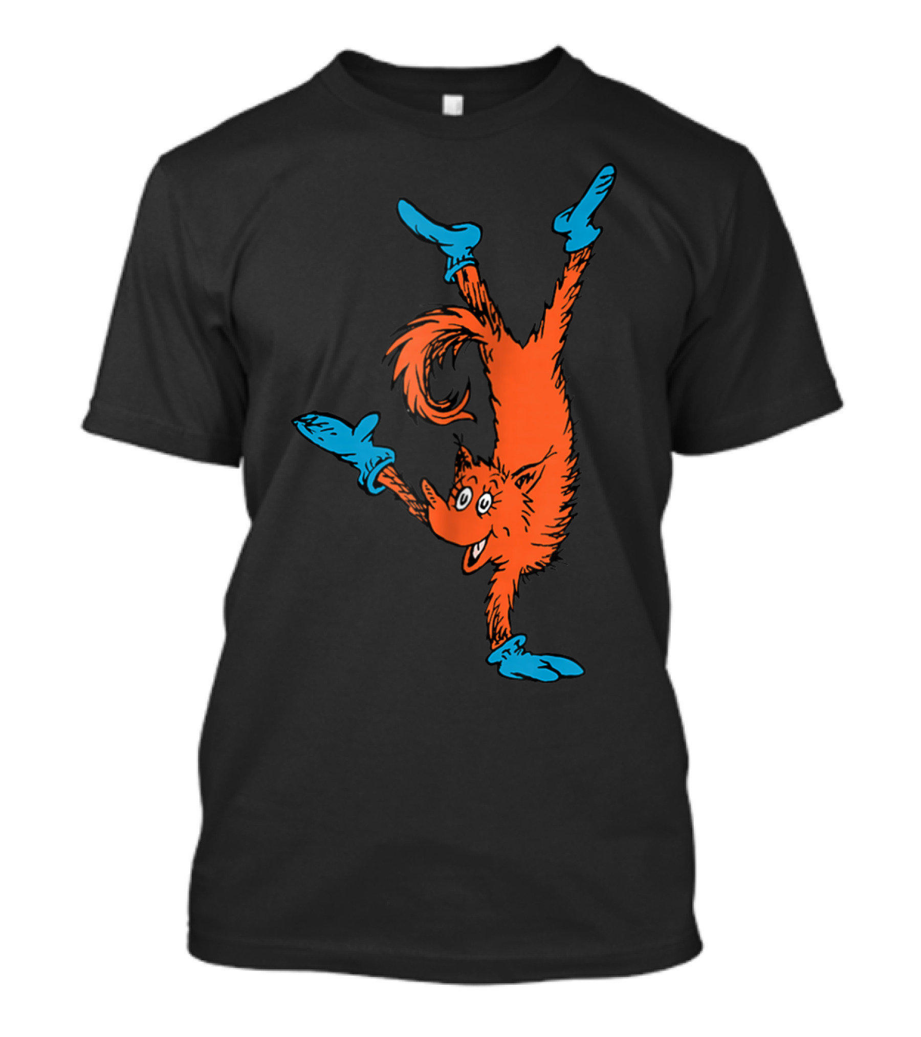 Dr Seuss Fox In Socks Performing Handstand T-Shirt