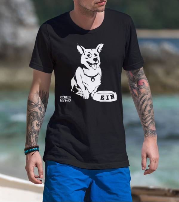 Ein Cowboy Bebop Corgi Anime Character Fan Favorite T-Shirt