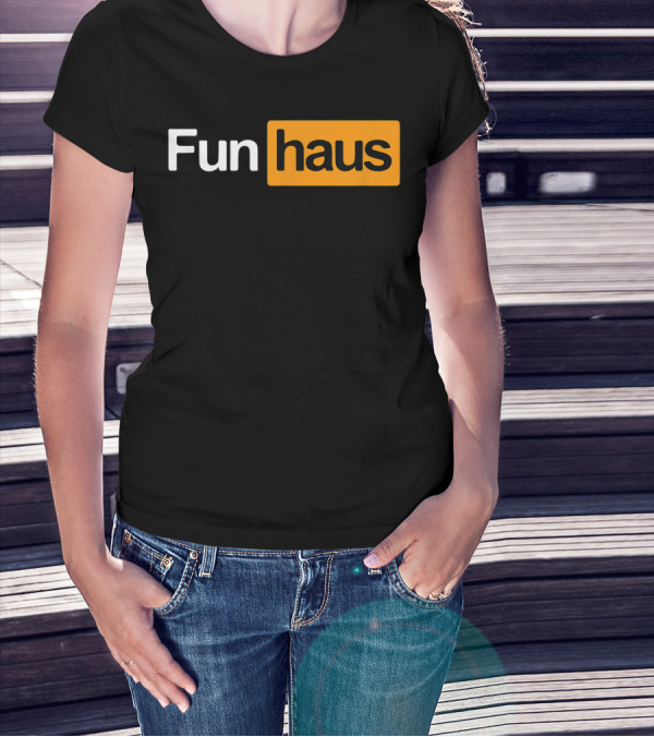 Funhaus Black And Orange T-Shirt