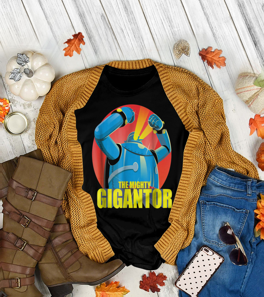 The Mighty Gigantor Robot Retro Sci-Fi Hero T-Shirt