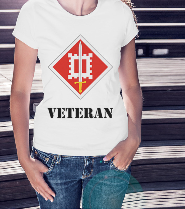 18th Engineer Brigade Veteran Sword Emblem T-Shirt