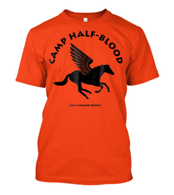 Camp Half Blood Long Island Sound Pegasus Emblem T-Shirt