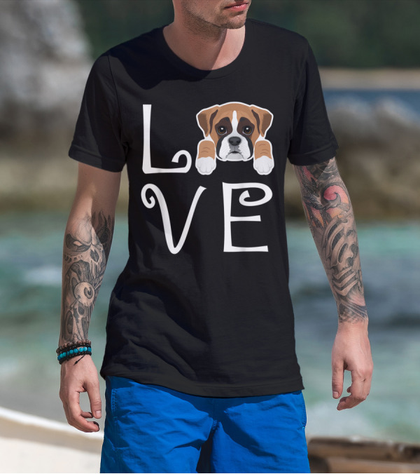 Boxer Love Dog Owner Puppy T-Shirt
