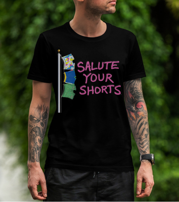Salute Your Shorts Nickelodeon Flagpole Boxer Shorts Iconic 90s T-Shirt