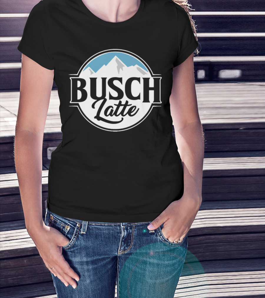 Busch Latte Mens Womens T-Shirt