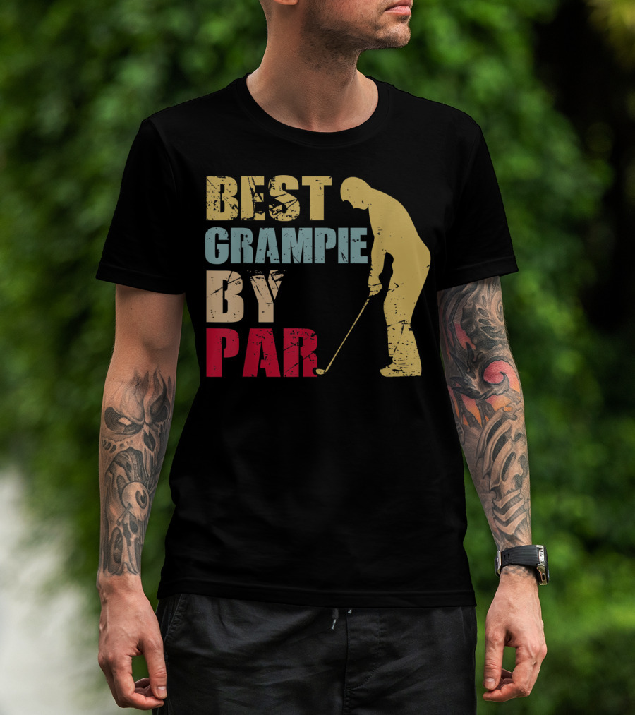 Best Grampie By Par Golf Vintage T-Shirt