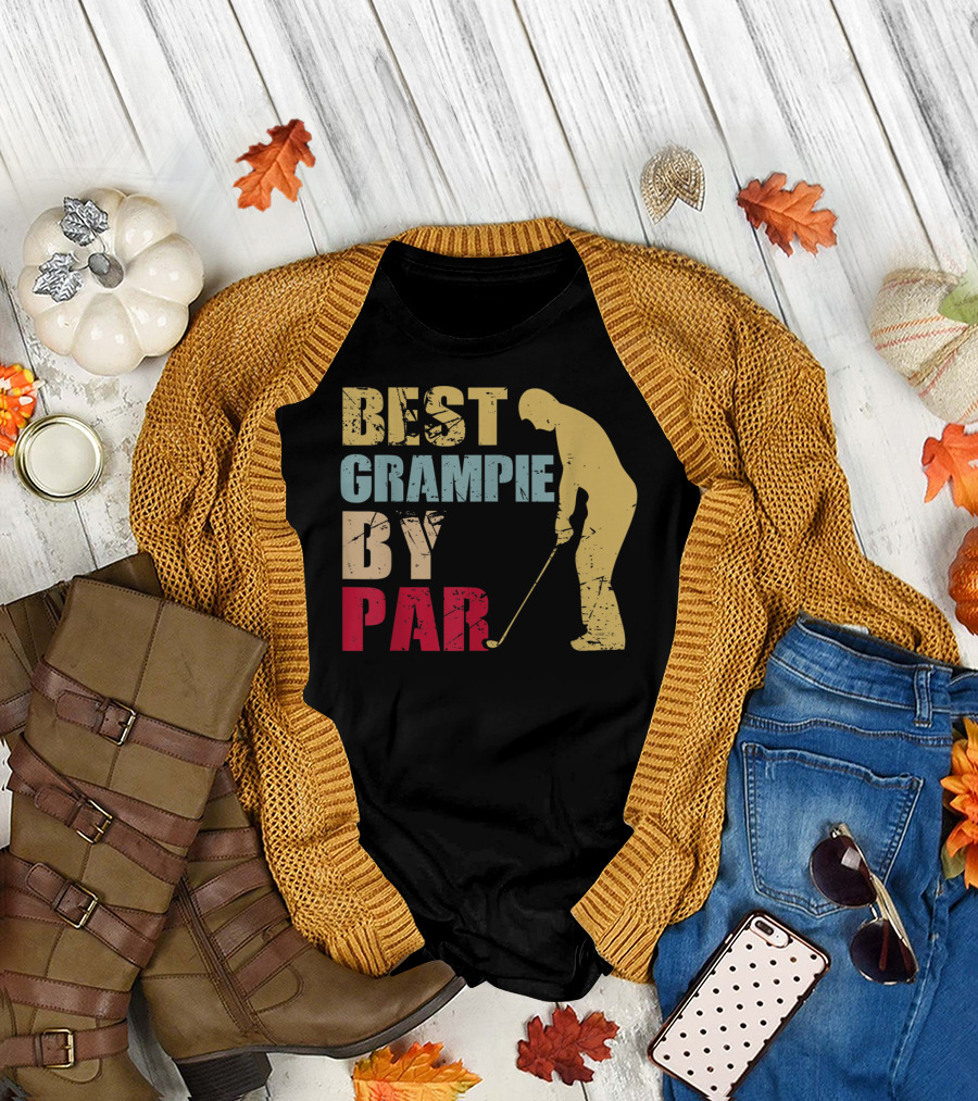 Best Grampie By Par Golf Vintage T-Shirt