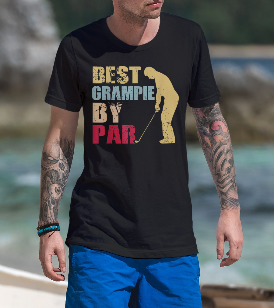 Best Grampie By Par Golf Vintage T-Shirt