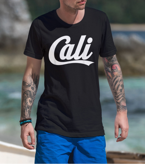 Cali Bold Script Californ T-Shirt