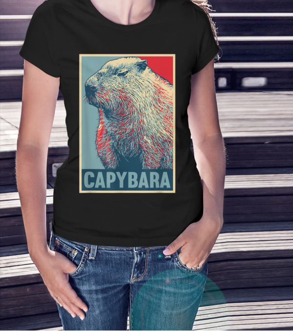 Capybara Funny Vegan Animal Lovers T-Shirt