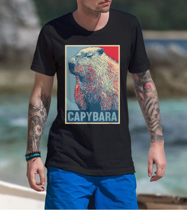 Capybara Funny Vegan Animal Lovers T-Shirt