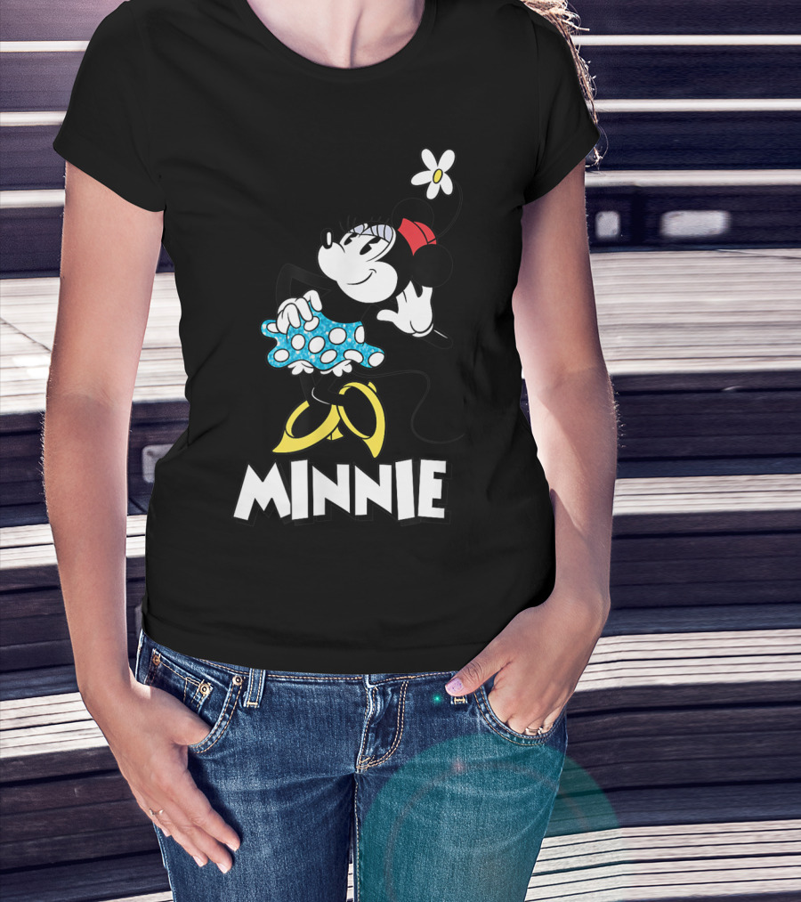 Disney Minnie Mouse Polka Dot Dress With Daisy Flower T-Shirt