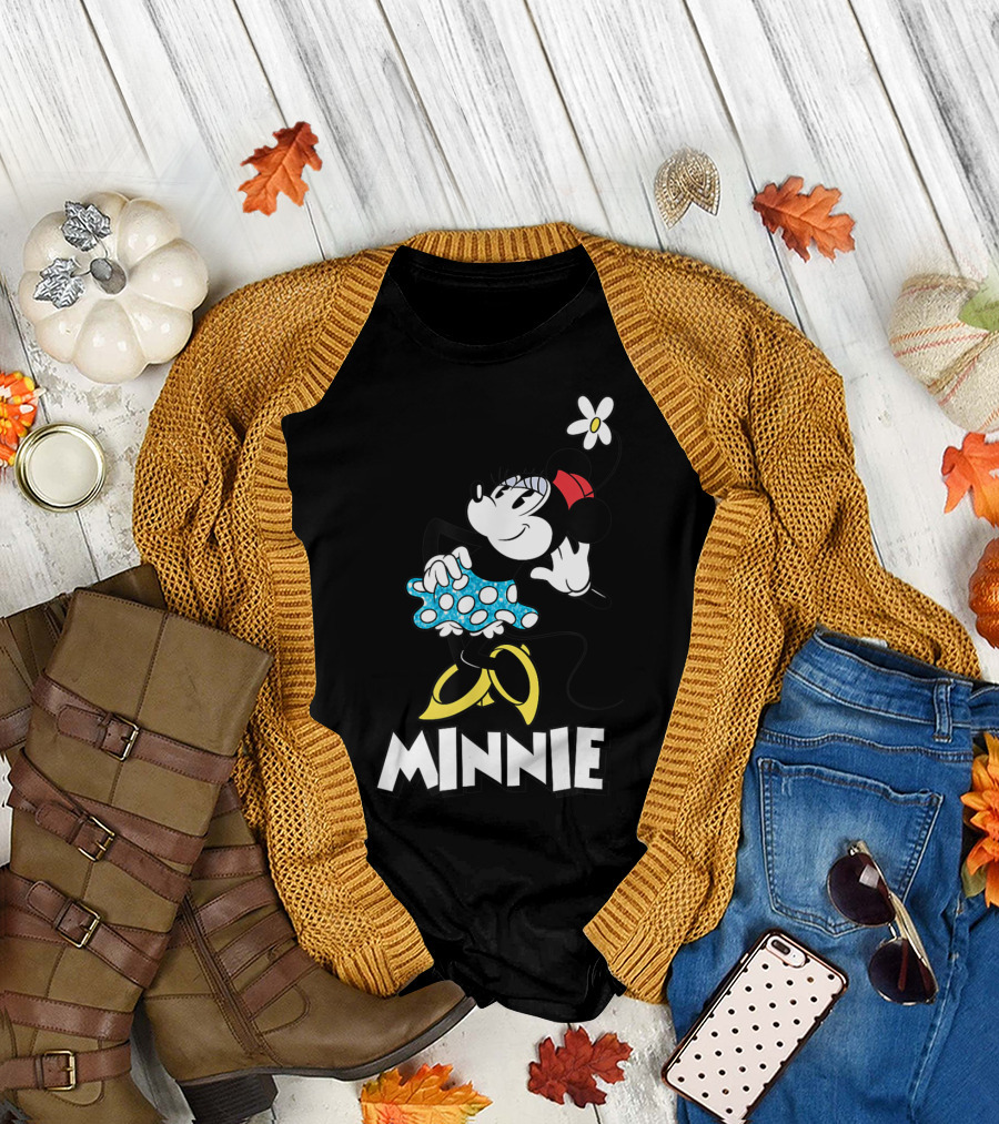 Disney Minnie Mouse Polka Dot Dress with Daisy Flower T-Shirt