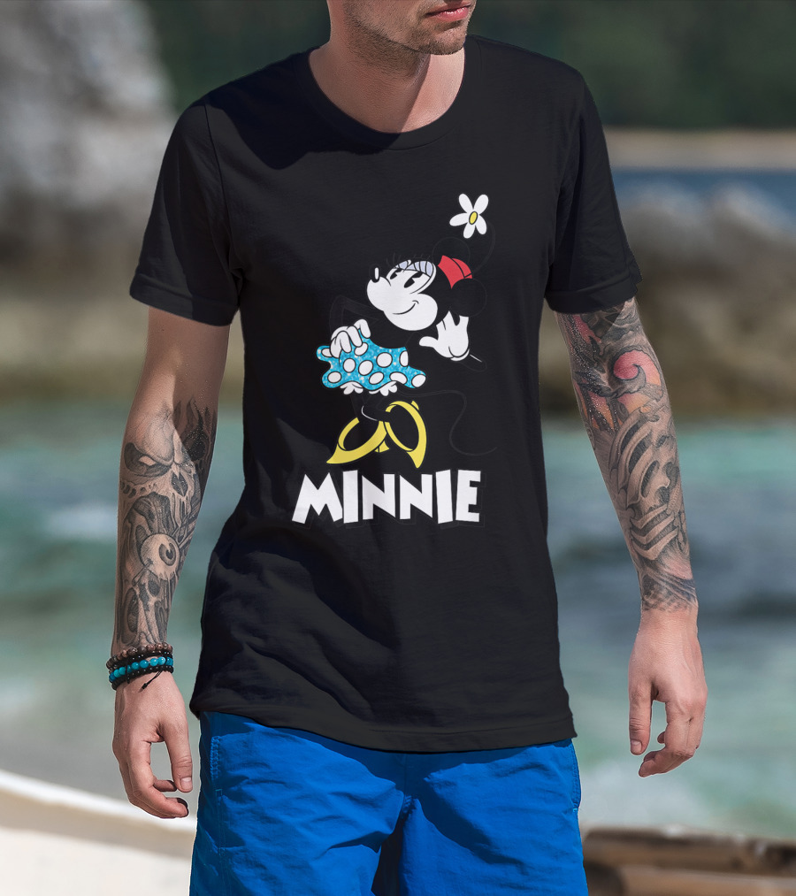 Disney Minnie Mouse Polka Dot Dress With Daisy Flower T-Shirt