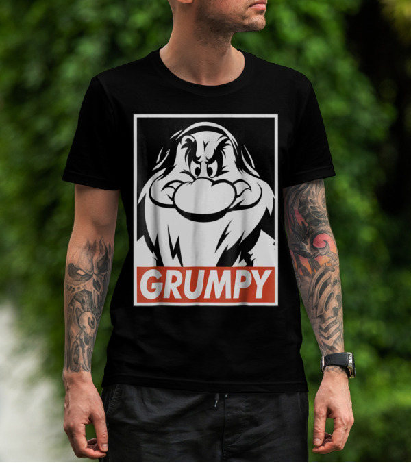 Disney Snow White Grumpy Streetwear T-Shirt