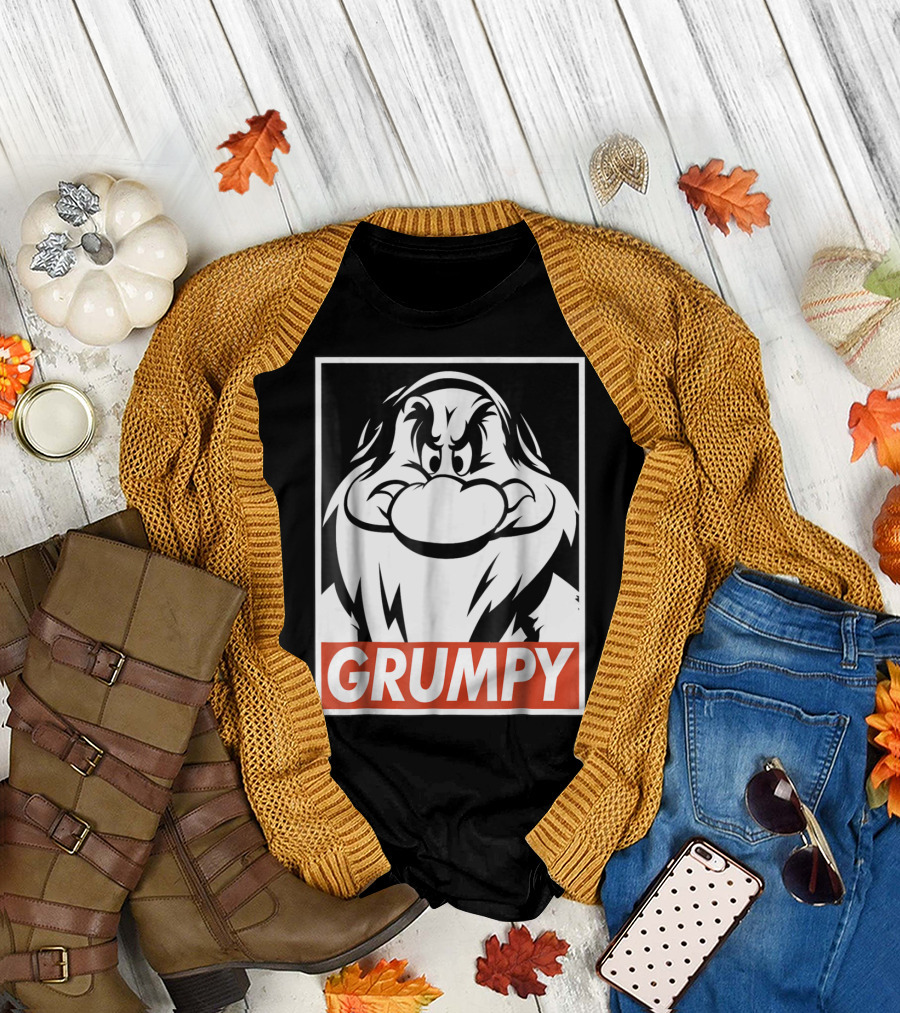 Disney Snow White Grumpy Streetwear T-Shirt