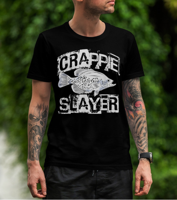 CRAPPIE SLAYER Freshwater Fish T-Shirt