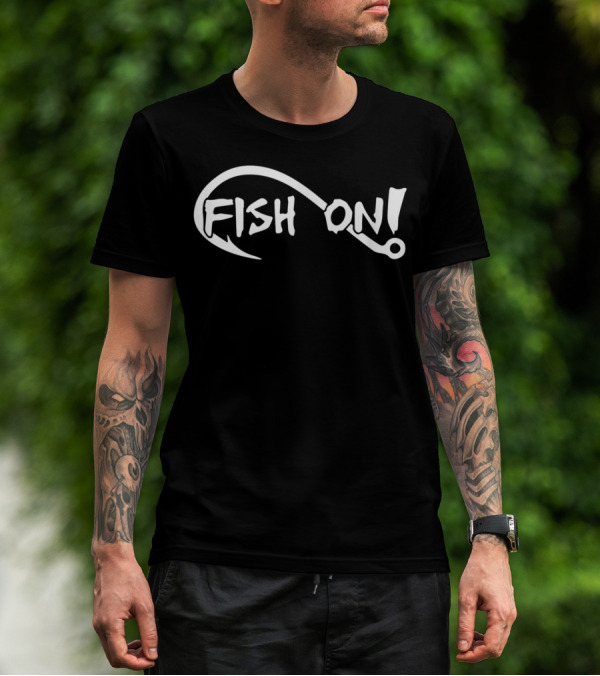 Fish On Fishing Lovers Hook T-Shirt