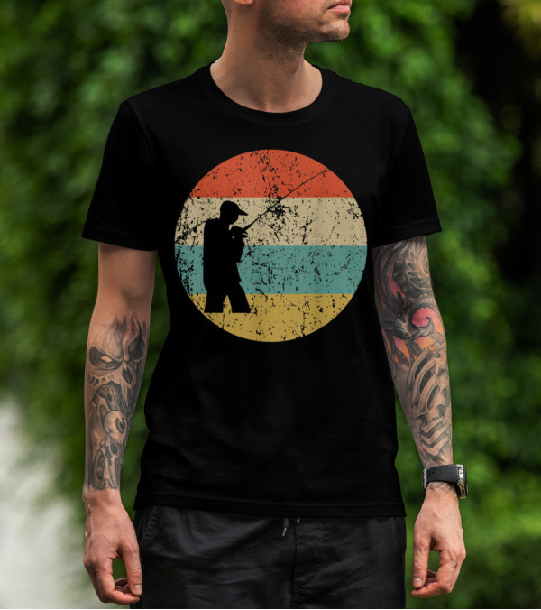 Vintage Fisherman Retro Fishing T-Shirt