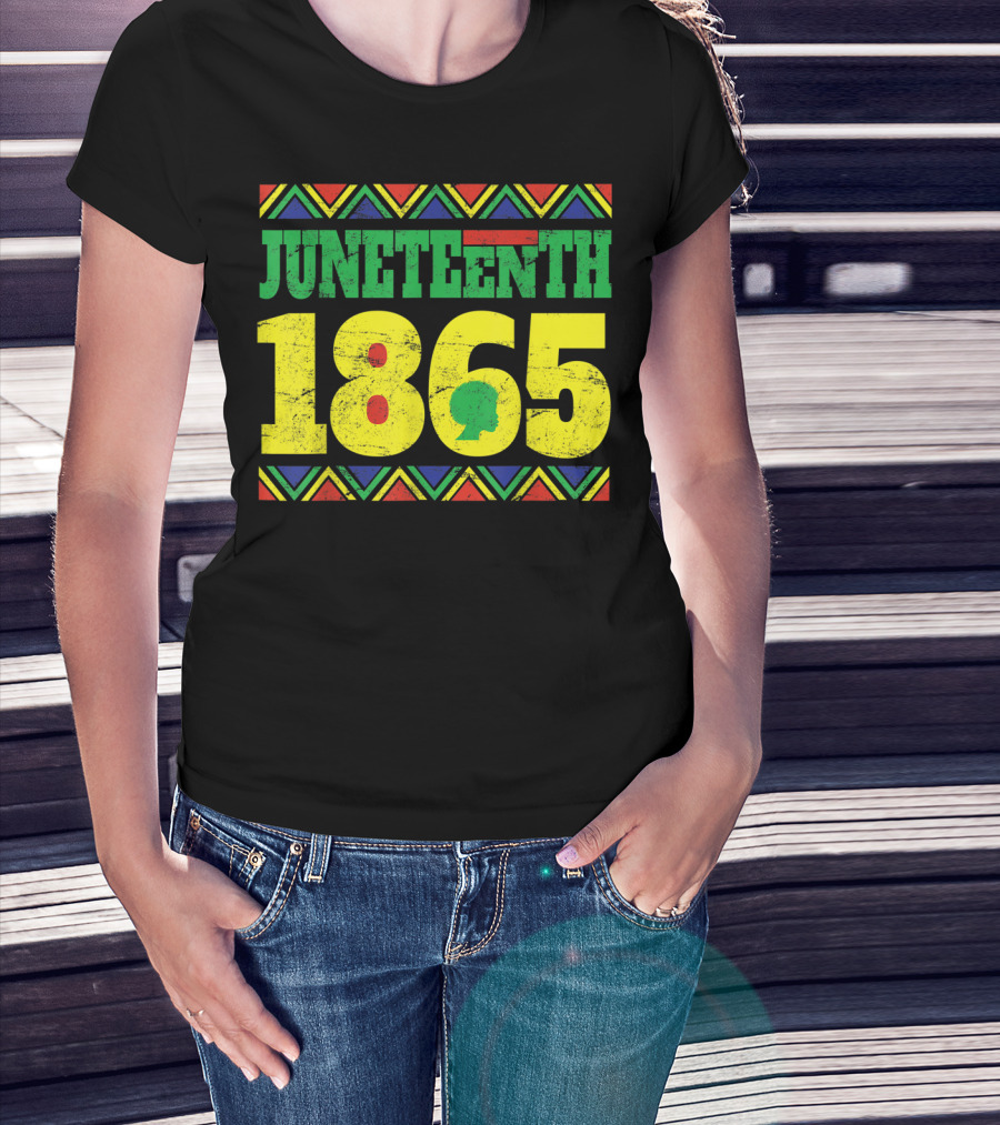 Juneteenth 1865 African Colors T-Shirt
