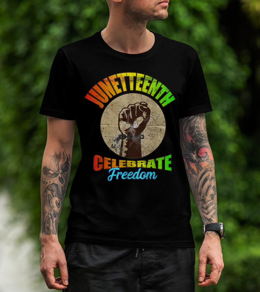 Juneteenth Celebrate Freedom End Of Slavery Abolished American T-Shirt